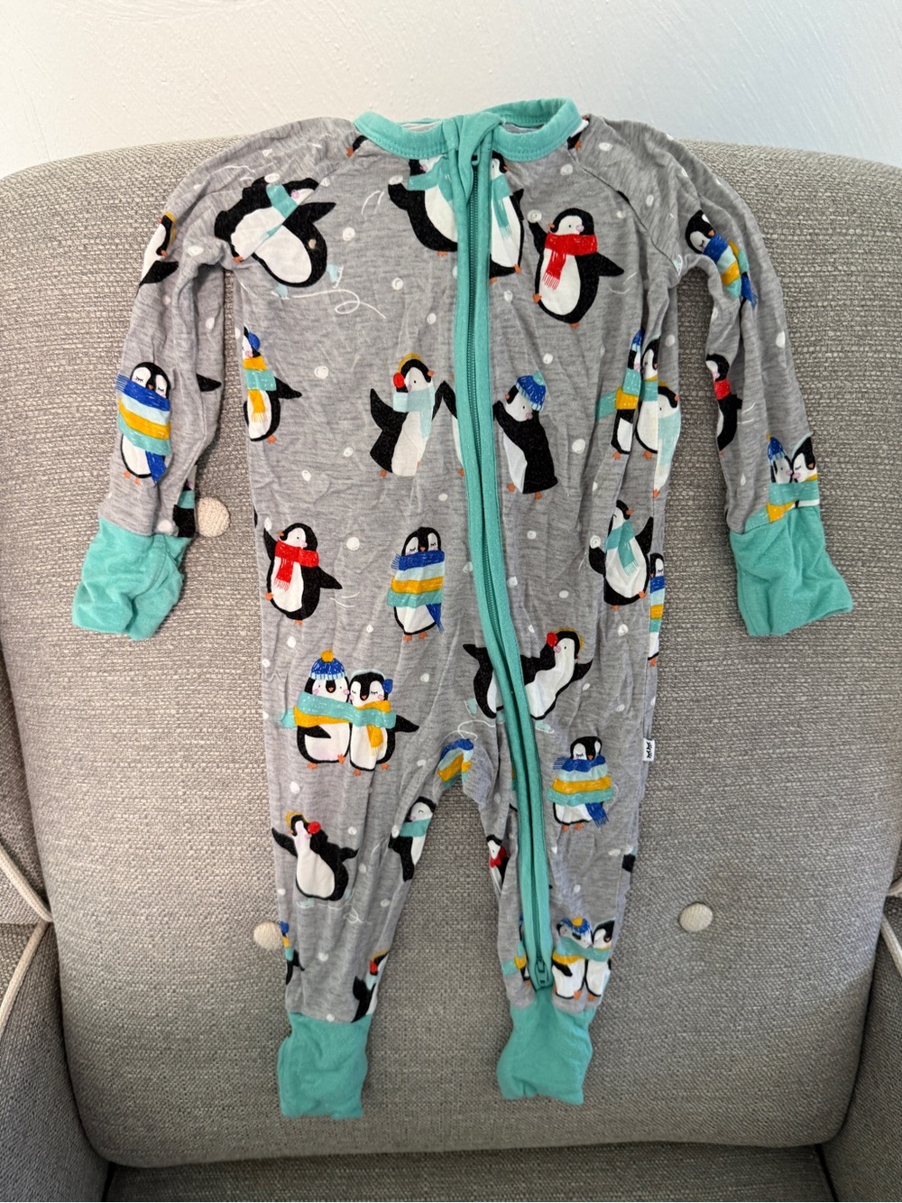 Little Sleepies Penguin Party Zippy Pajamas